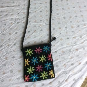 Small flower crossbody bag